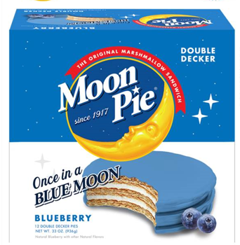 Moon Pie Blueberry, Double Decker Pies 2.75oz 12ct