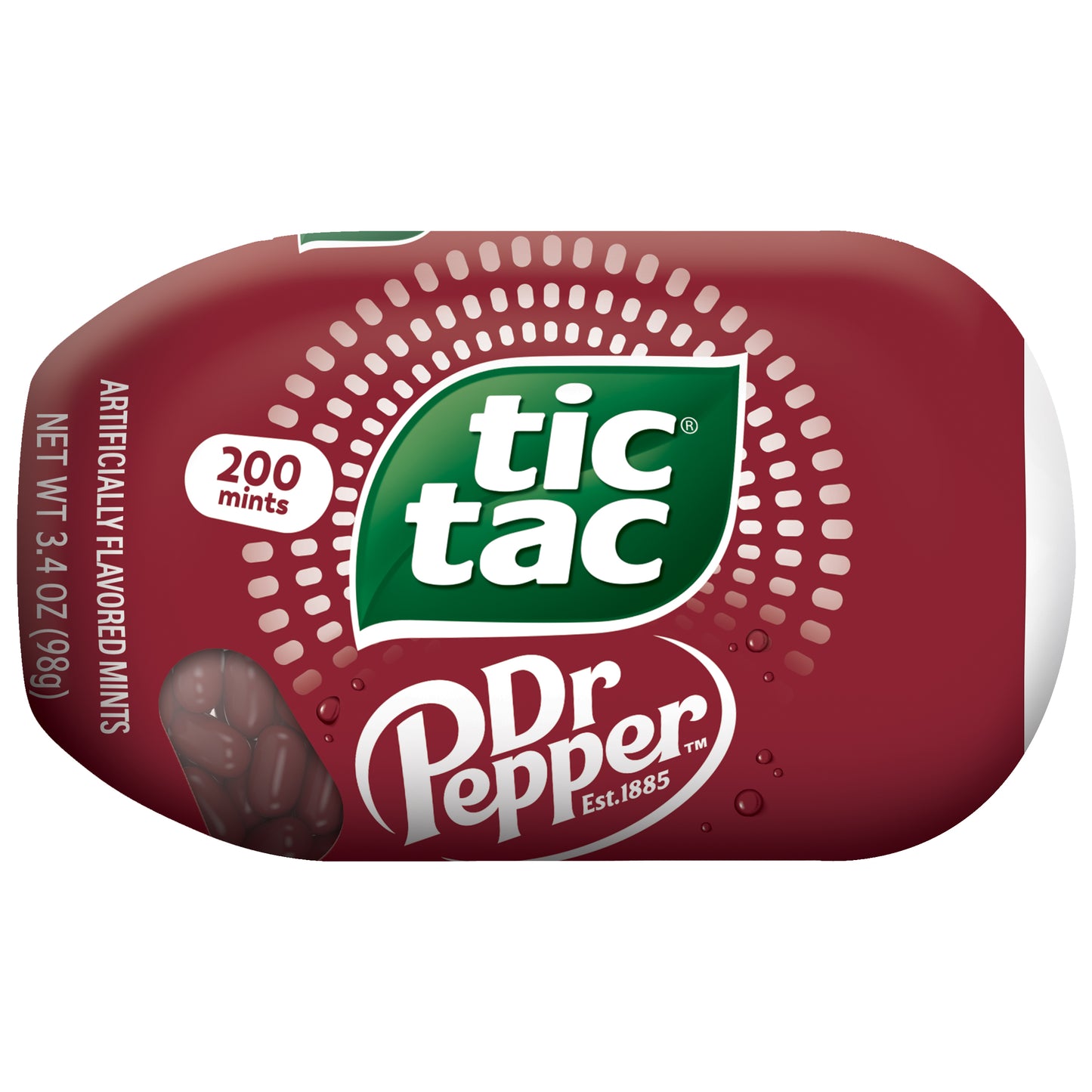 Tic Tac Dr Pepper 3.4oz Bottle Pack, 8ct