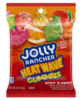 Jolly Rancher Heat Wave Gummies, Spicy 'N Sweet 6oz Bag, 12ct