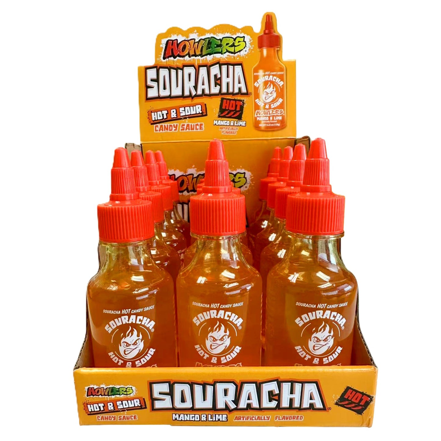 Howlers Hot & Sour Souracha Candy Sauce 4.23oz, 12ct