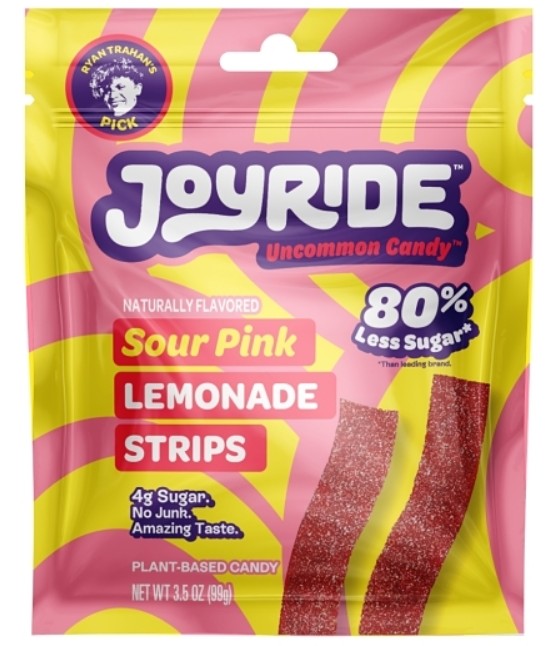 Joyride Sour Pink Lemonade Strips 3.5oz, 10ct
