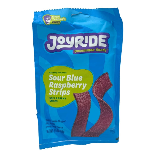 Joyride Sour Blue Raspberry Strips, 3.5oz, 10ct