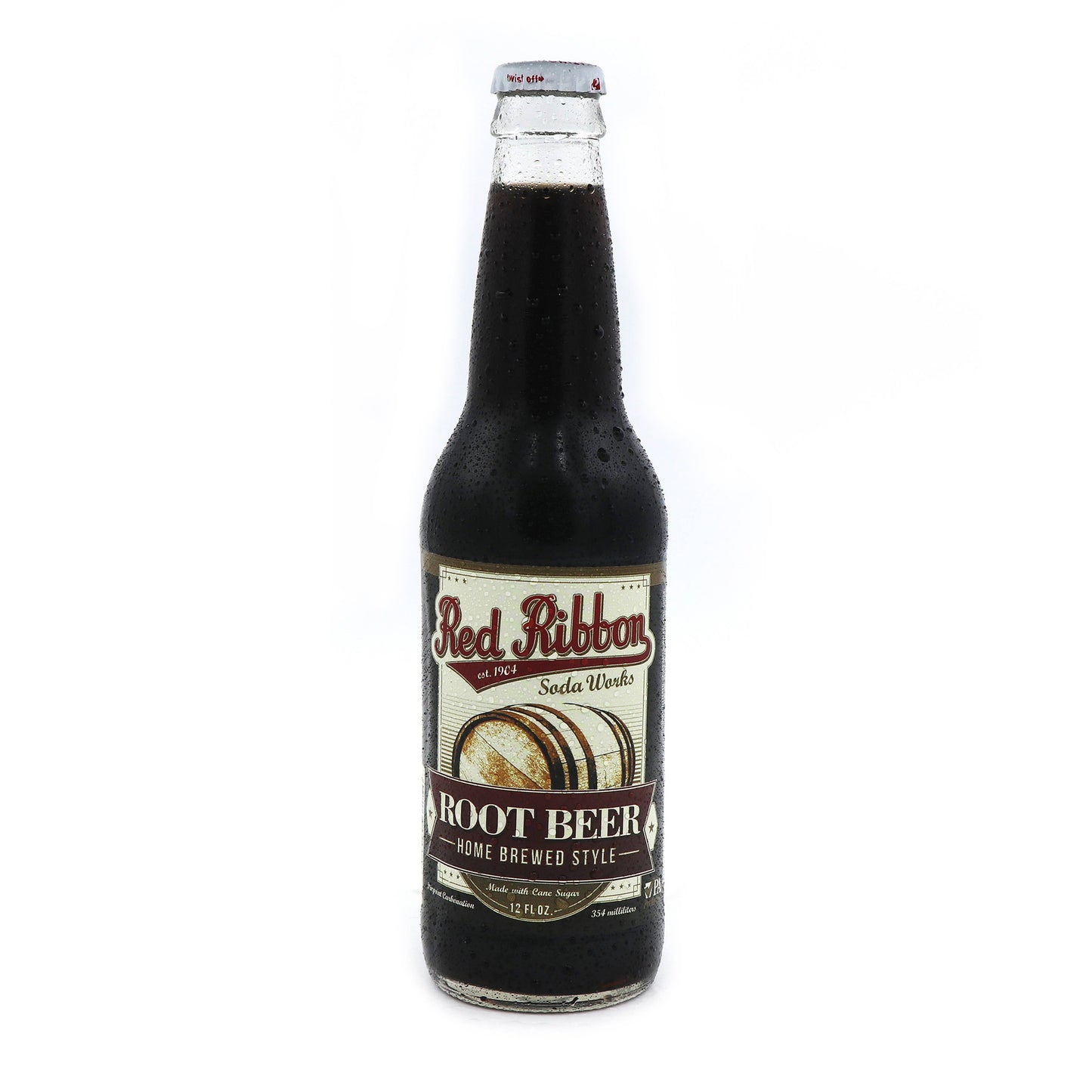 Red Ribbon Root Beer, 12 Fl oz, 12ct Bottles