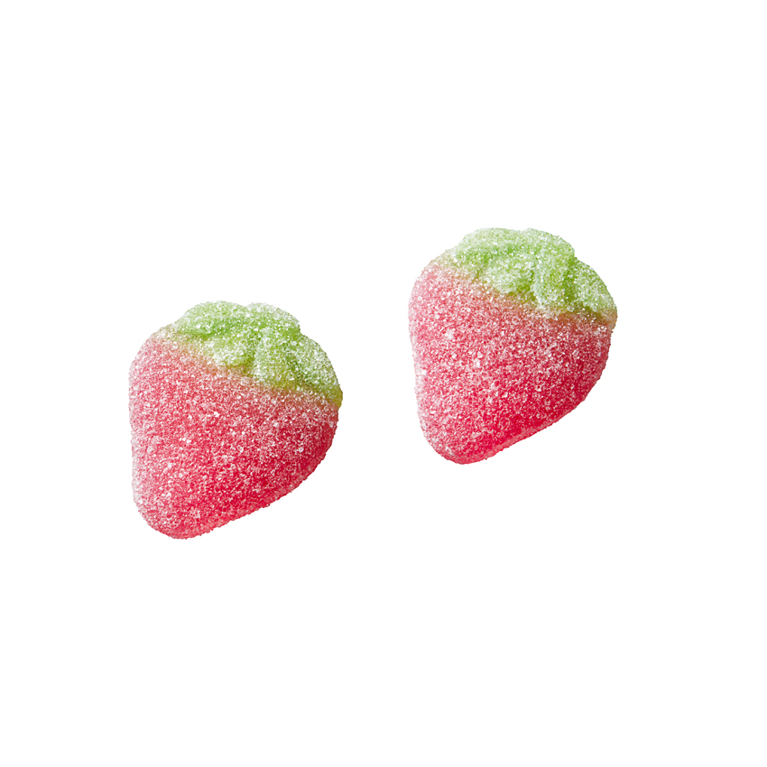Sokerbit Swedish Candy Sugar Strawberries 26.44lb Bulk Case