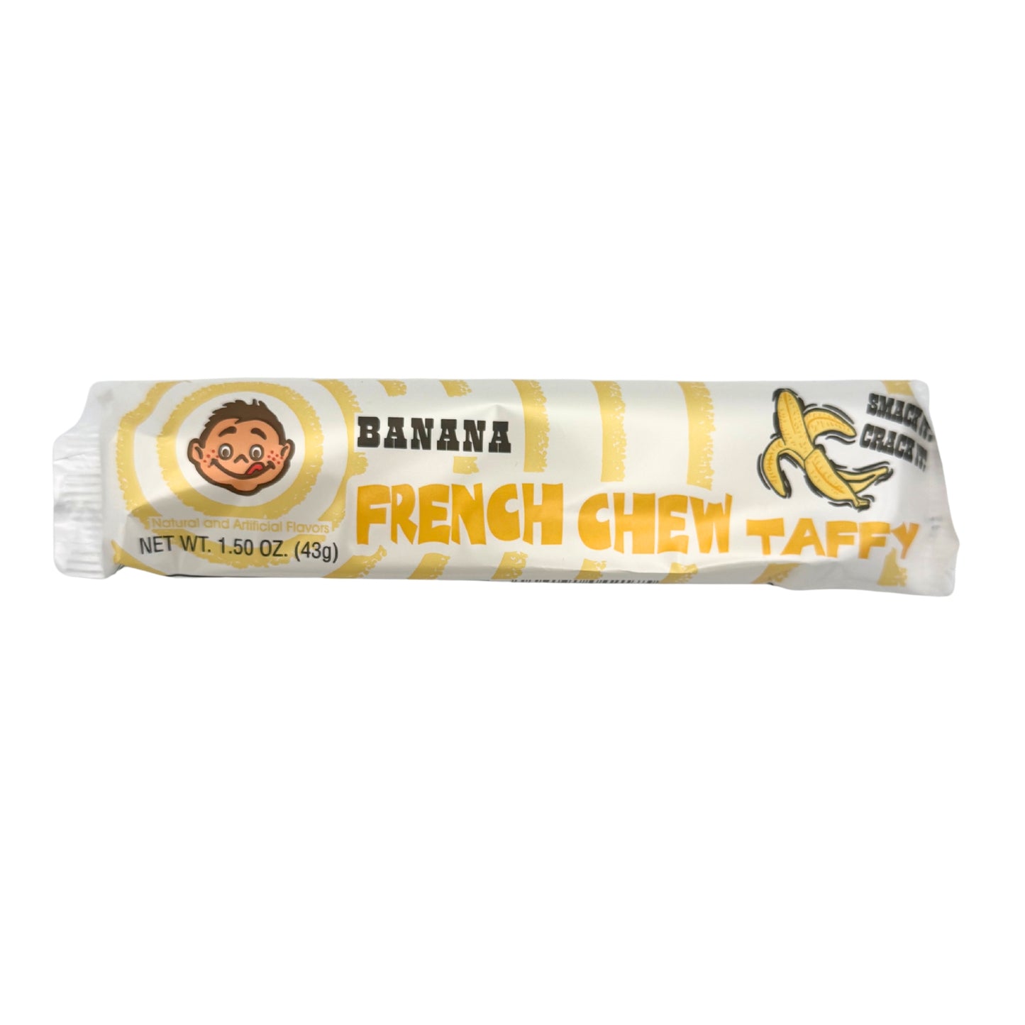 doscher's French Chew Banana Taffy, 1.5oz Bar, 24ct