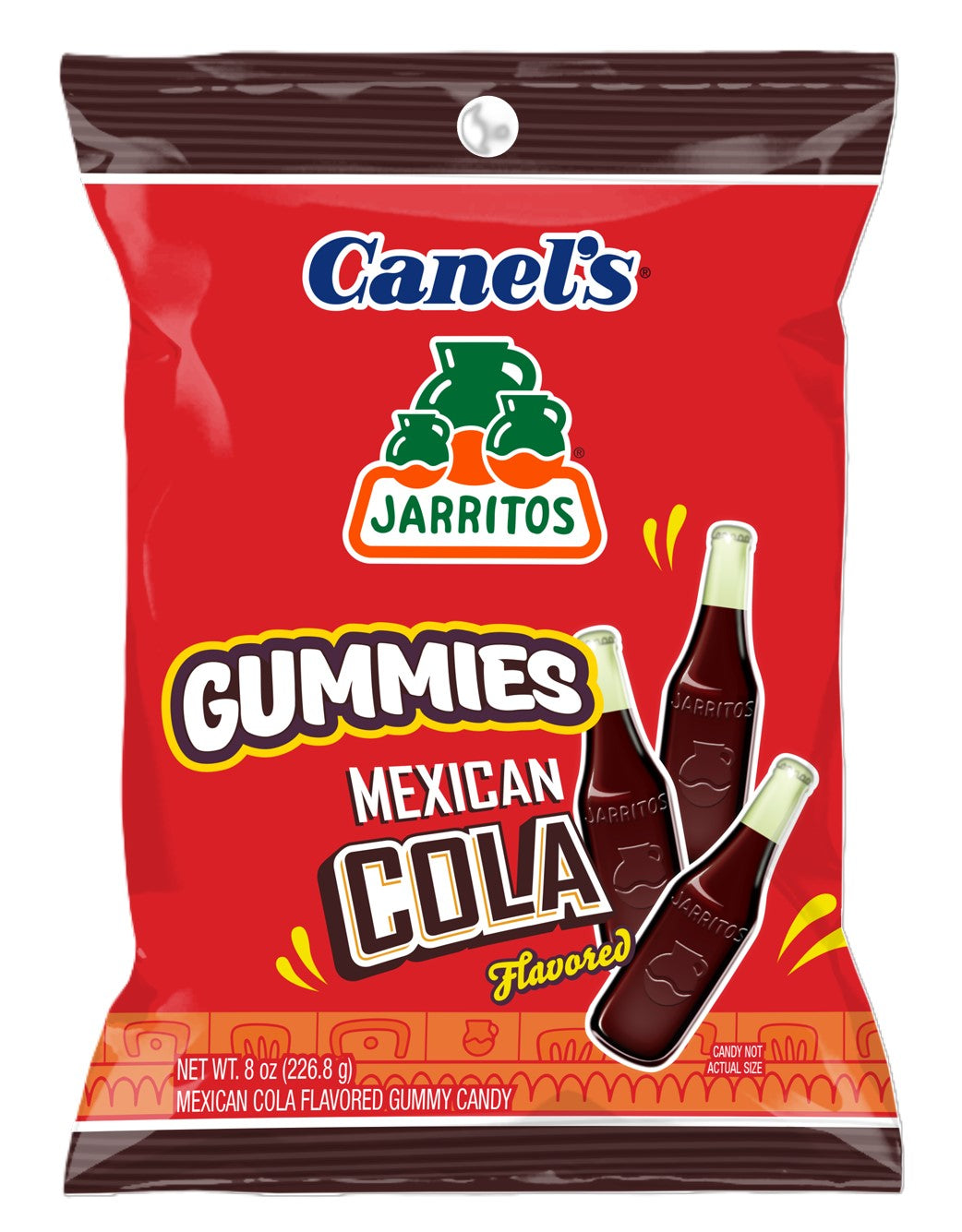 Jarritos Mexican Cola Gummies, 8oz Peg Bag, 12ct