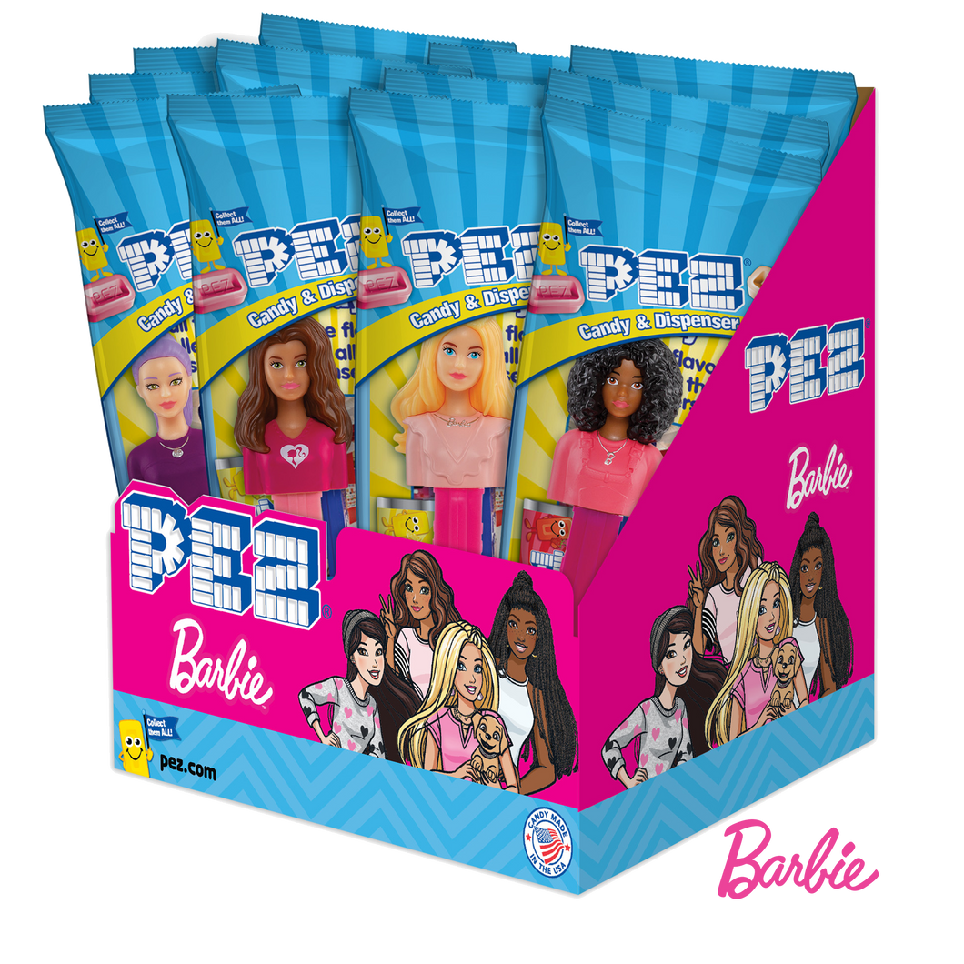 Barbie Pez Candy, Poly Bag, 12ct Display