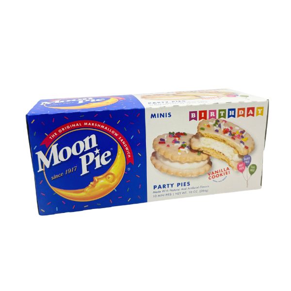 Moon Pie Minis - Birthday Party, 10oz, 10ct Mini Pies Box