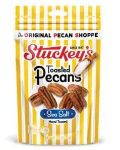 Stuckey's Toasted Pecans, Sea Salt 4oz Bag, 6ct