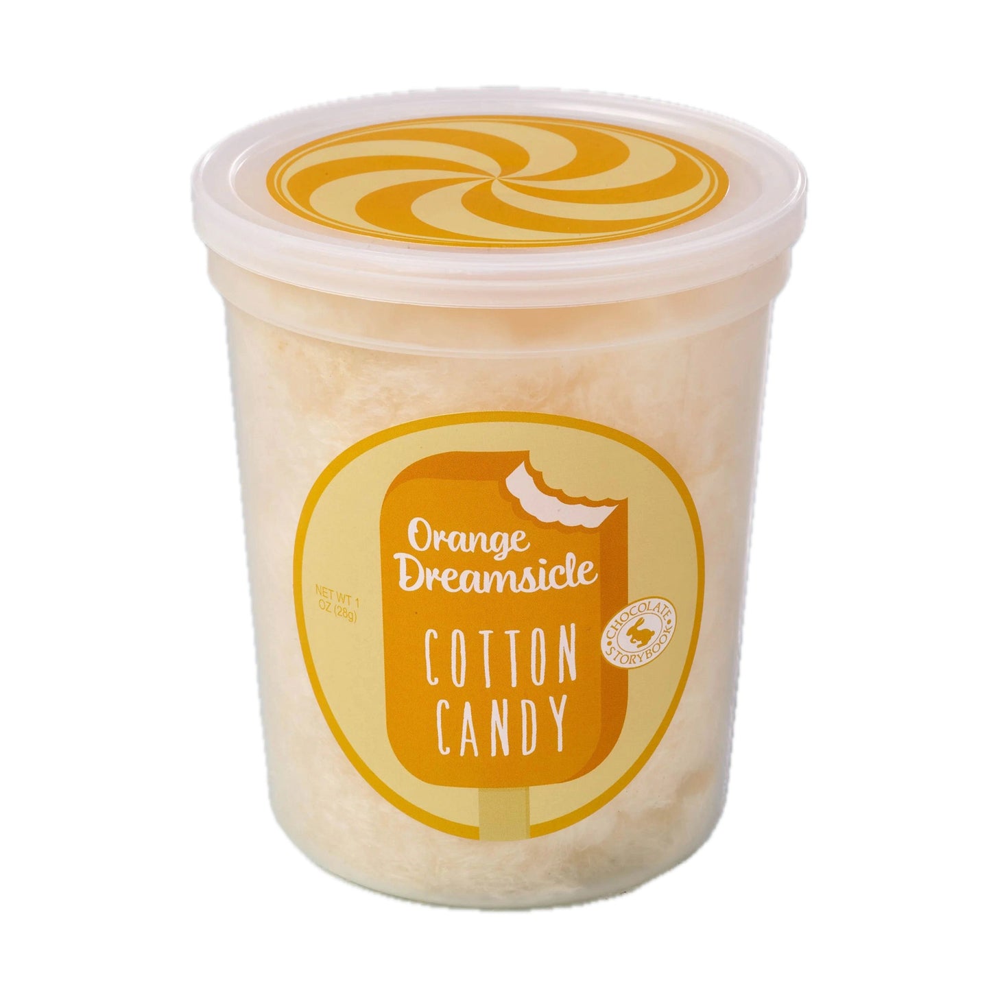 Orange Dreamsicle Cotton Candy 1.75oz Tub, 12ct