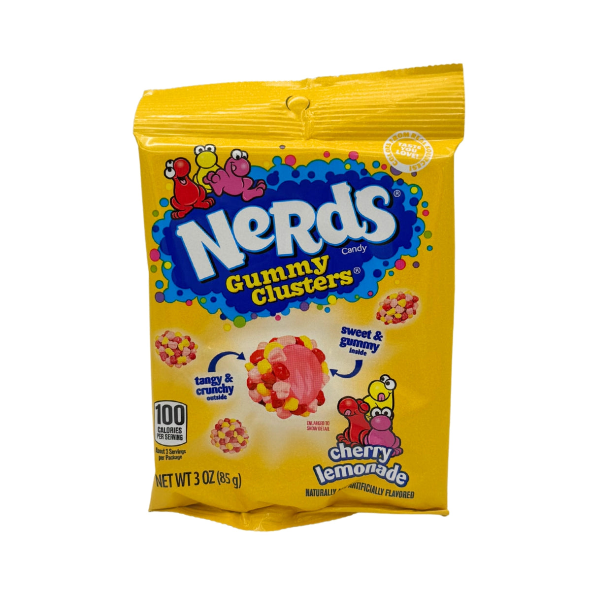 Nerds Clusters Cherry Lemonade 3oz Bag, 12ct