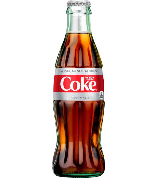 Diet Coke, 8oz Glass Bottle, 24ct