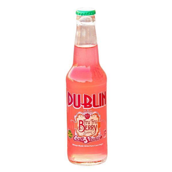 Dublin Fru Fru Berry Craft Soda 12fl oz, 24ct Glass Bottle