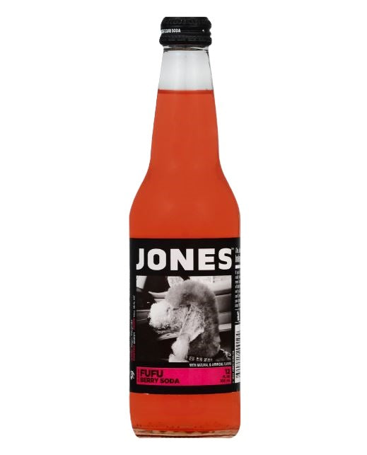 Jones Special Release FuFu Berry Soda, 12ct Glass Bottle