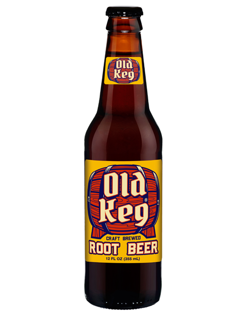 Old Keg Craft Brewed Root Beer, 24ct Glass Bottles
