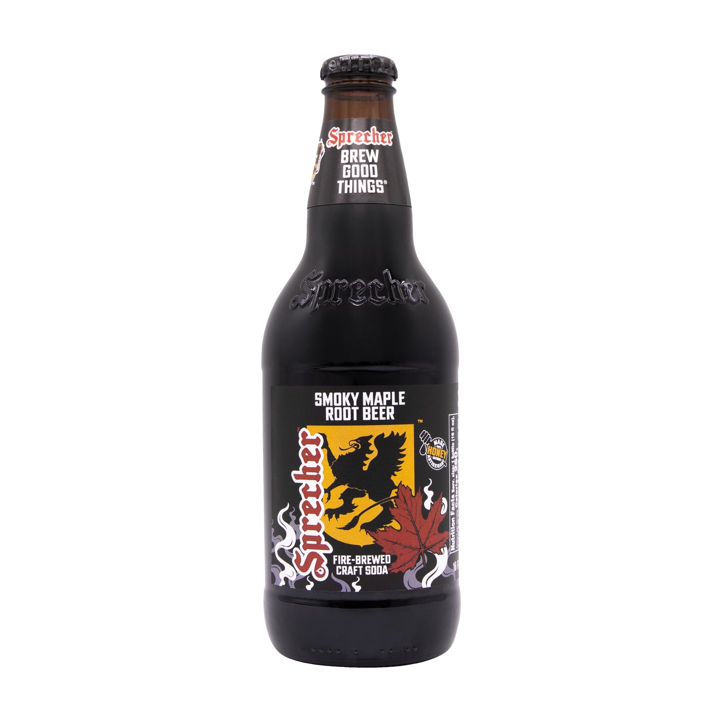 Sprecher Smokey Maple Root Beer 16oz Glass, 12ct