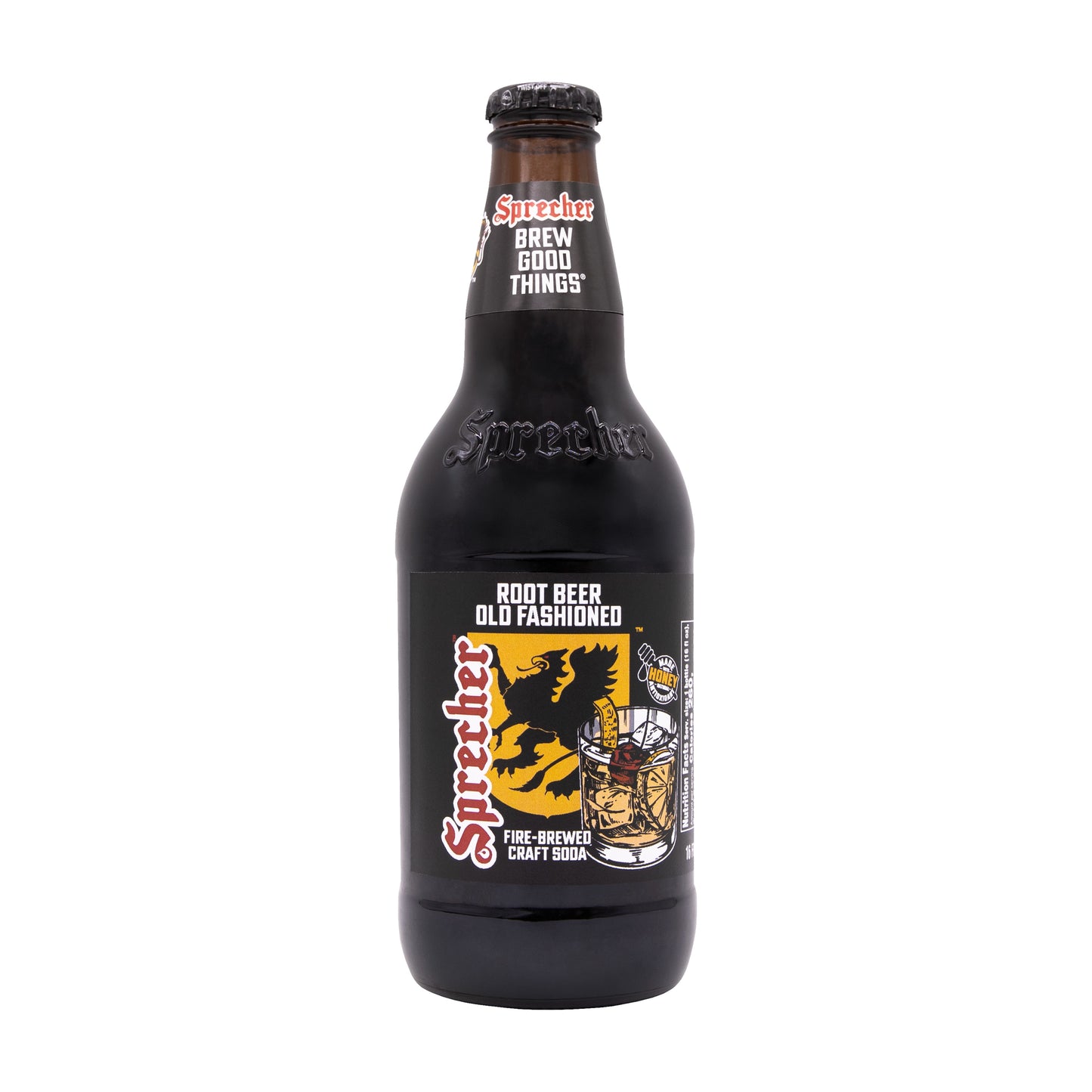 Sprecher Root Beer Old Fashioned 16oz Glass, 12ct