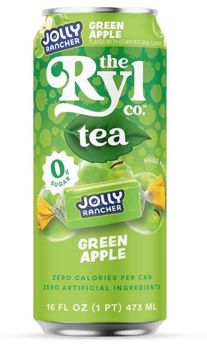Jolly Rancher Green Apple Ice Tea, 16oz can, 12ct