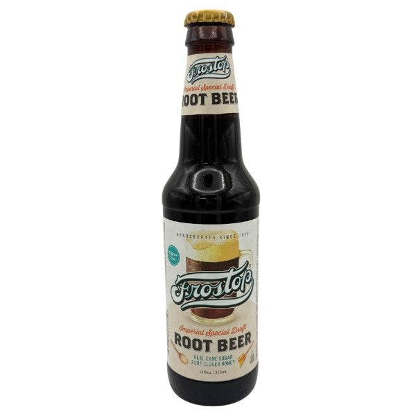 Frostop Root Beer, 12oz Glass Bottle, 24ct