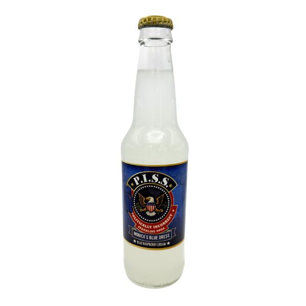 P.I.S.S. Monica's Blue Dress, Blue Raspberry Cream, 24ct Glass Bottle
