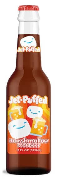 Jet-Puffed Marshmallow Root Beer, 12oz glass, 12ct
