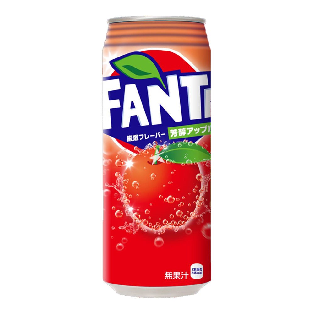 Limited Import - Fanta Apple (Japan), 500ml Can, 24ct