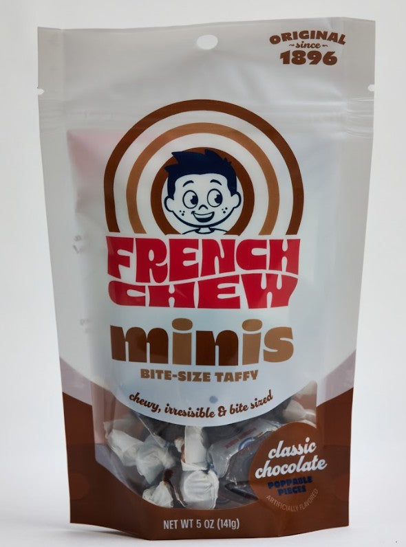 French Chew Minis Bite-Size Taffy Chocolate 5oz 12