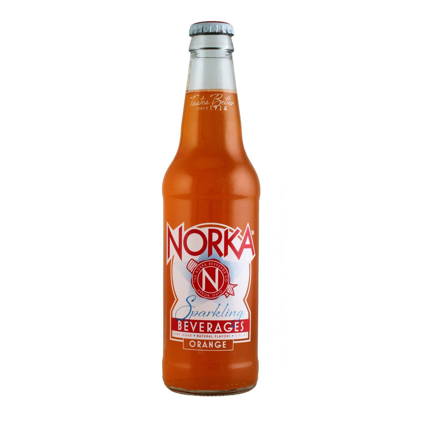 Norka Orange Soda, 12oz Glass Bottle 12ct