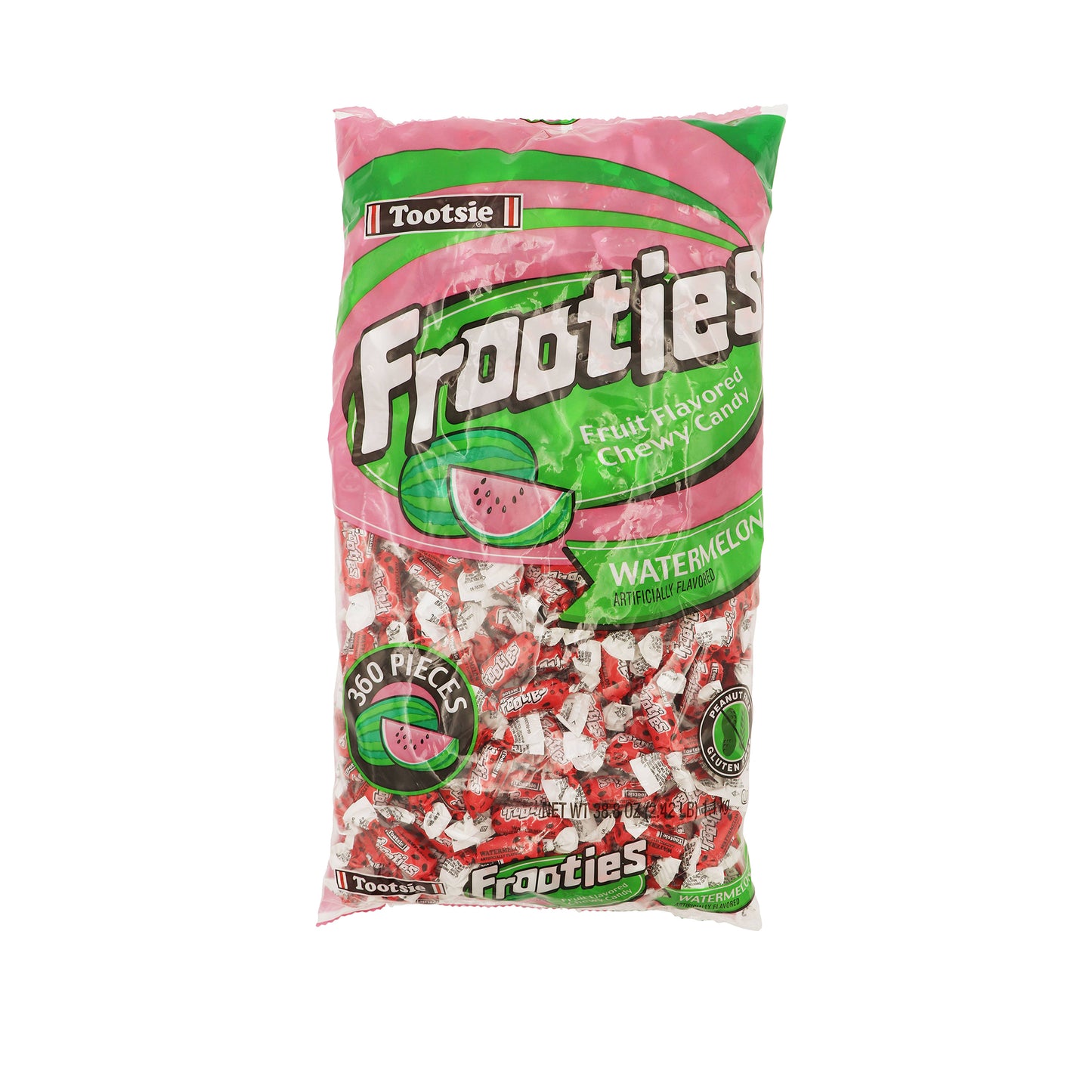 Tootsie Frooties Watermelon, 360ct Bag