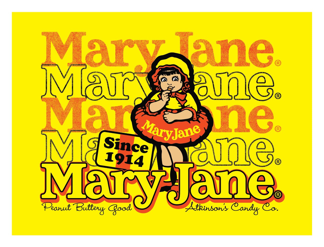 Magnet, 5ct - Mary Jane - Peanut Buttery Good Since 1914