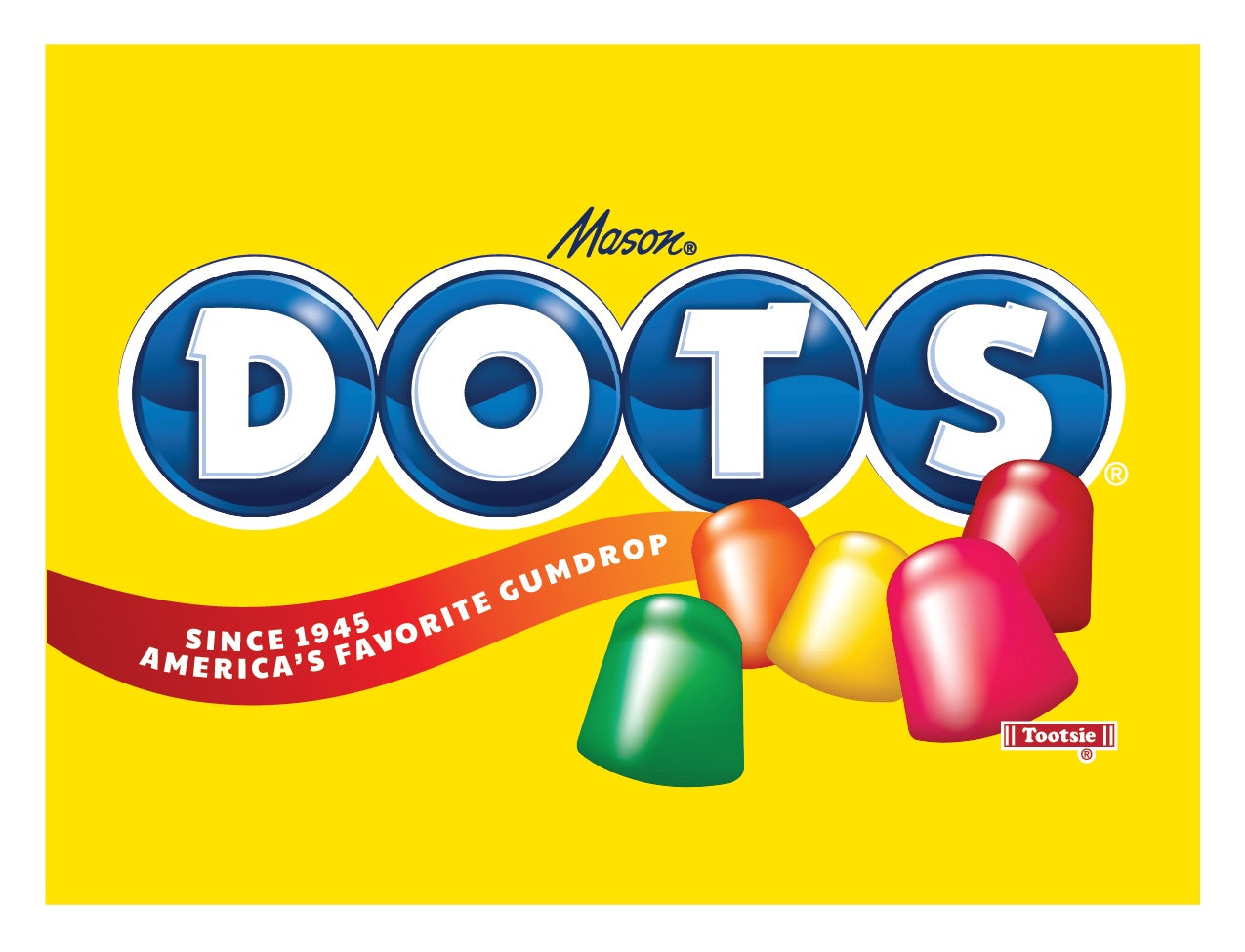 Magnet, 5ct - Tootsie Roll Industries, DOTS Since 1945
