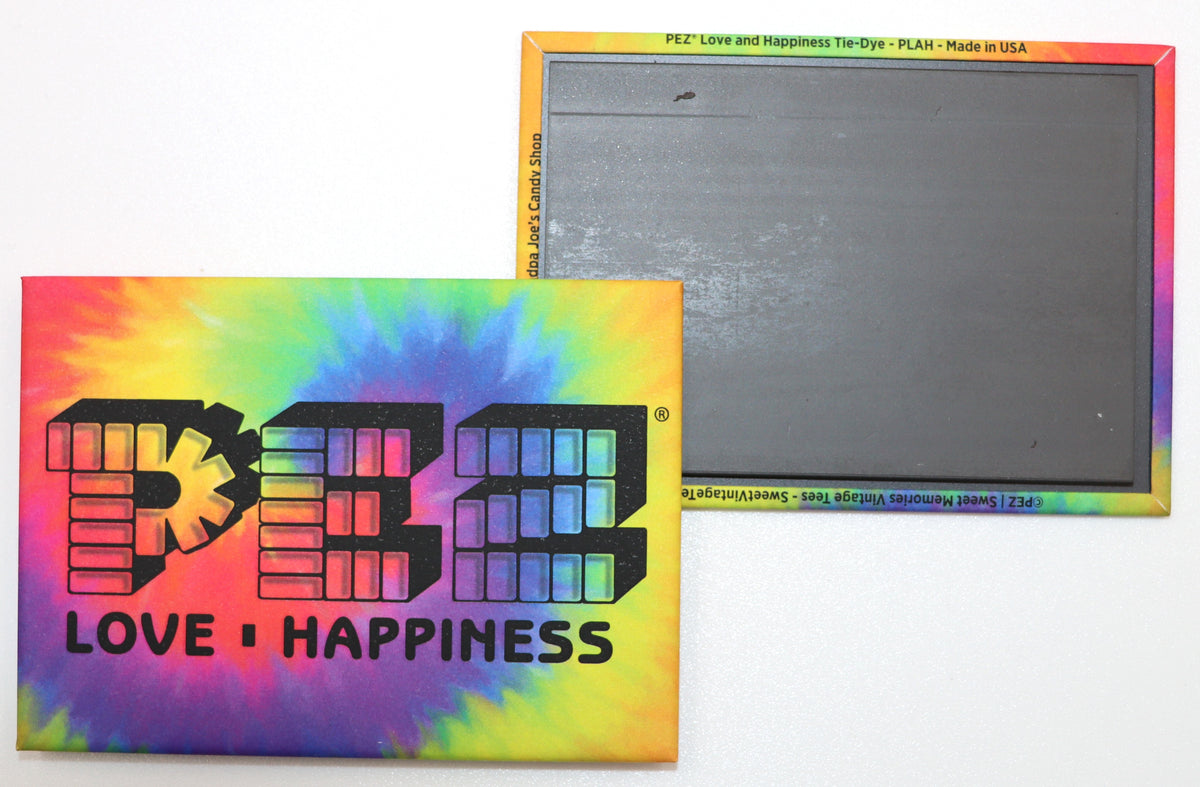 Magnet, 5ct - Pez Tie-Dye Love & Happiness