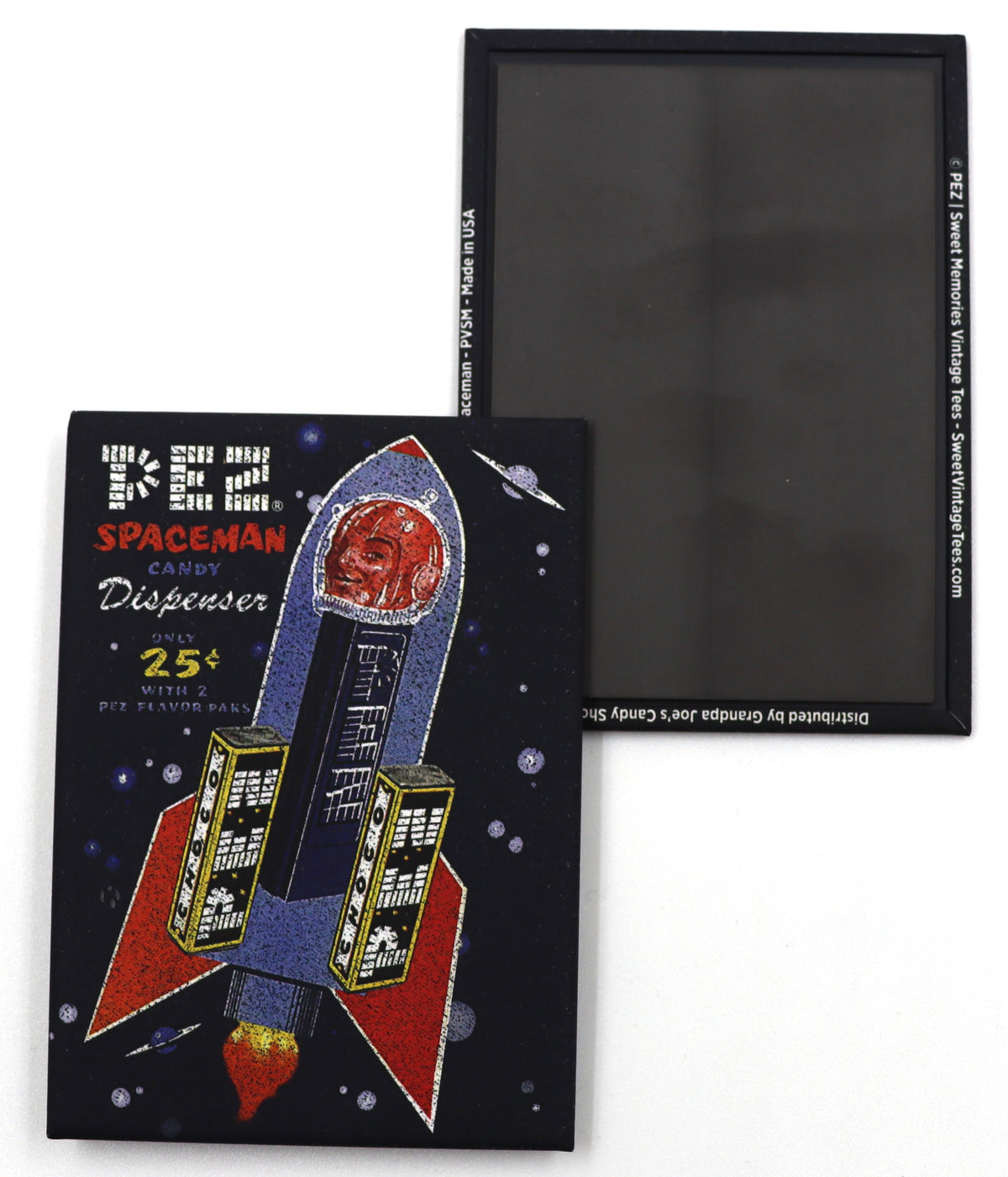 Magnet, 5ct - Pez Vintage Spaceman Candy Dispenser Ad