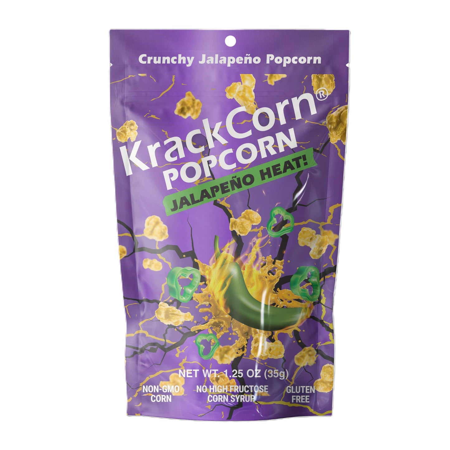 KrackCorn Popcorn with Cheese, 1.25oz, 12ct