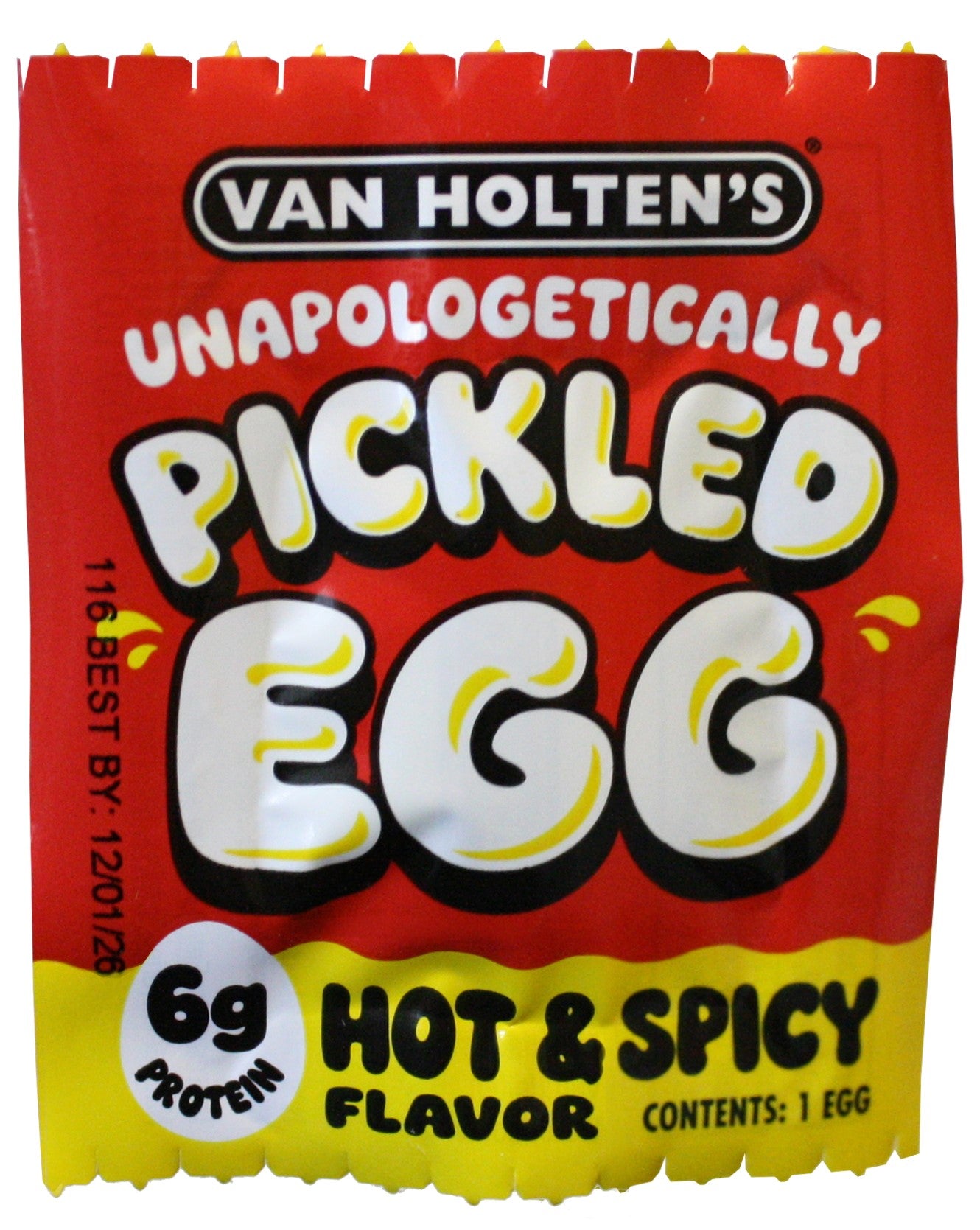 Van Holten's Pickled Egg, Hot & Spicy Flavor, 20ct