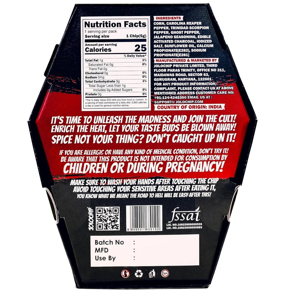 Jolochip Last Chip Viral Challenge, .17oz Box, 6ct
