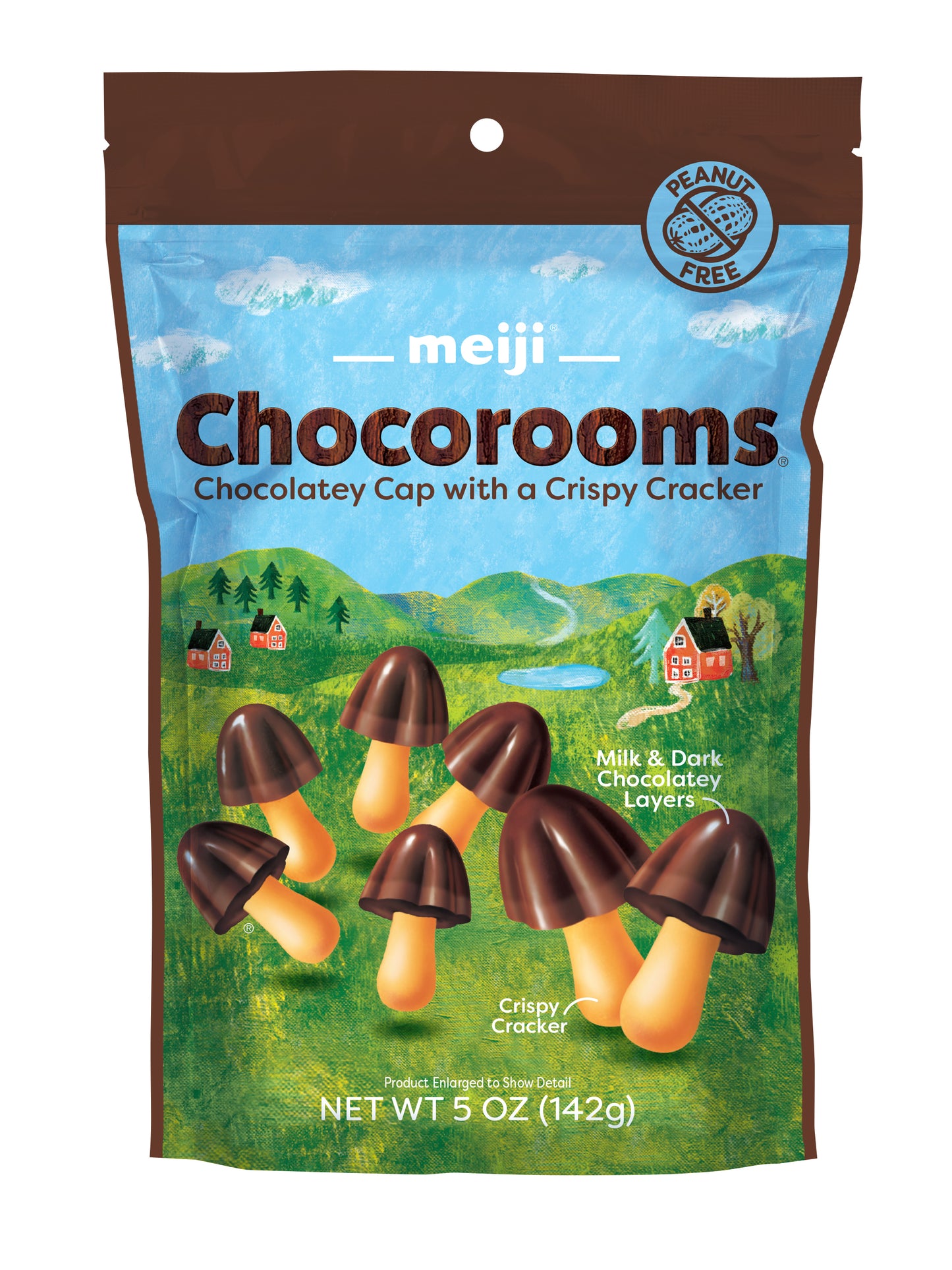 Meiji Chocorooms 5oz Bag, 12ct