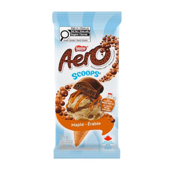 Limited Import - Aero Scoops Maple Bar, 105g, 15ct