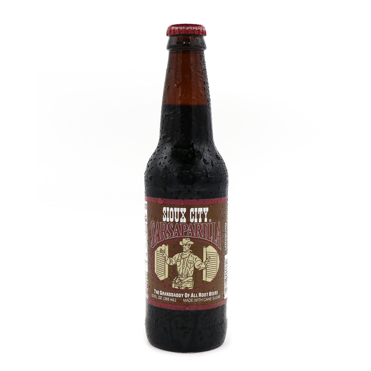 Sioux City Sarsaparilla Soda, 12oz Glass Bottle 12ct