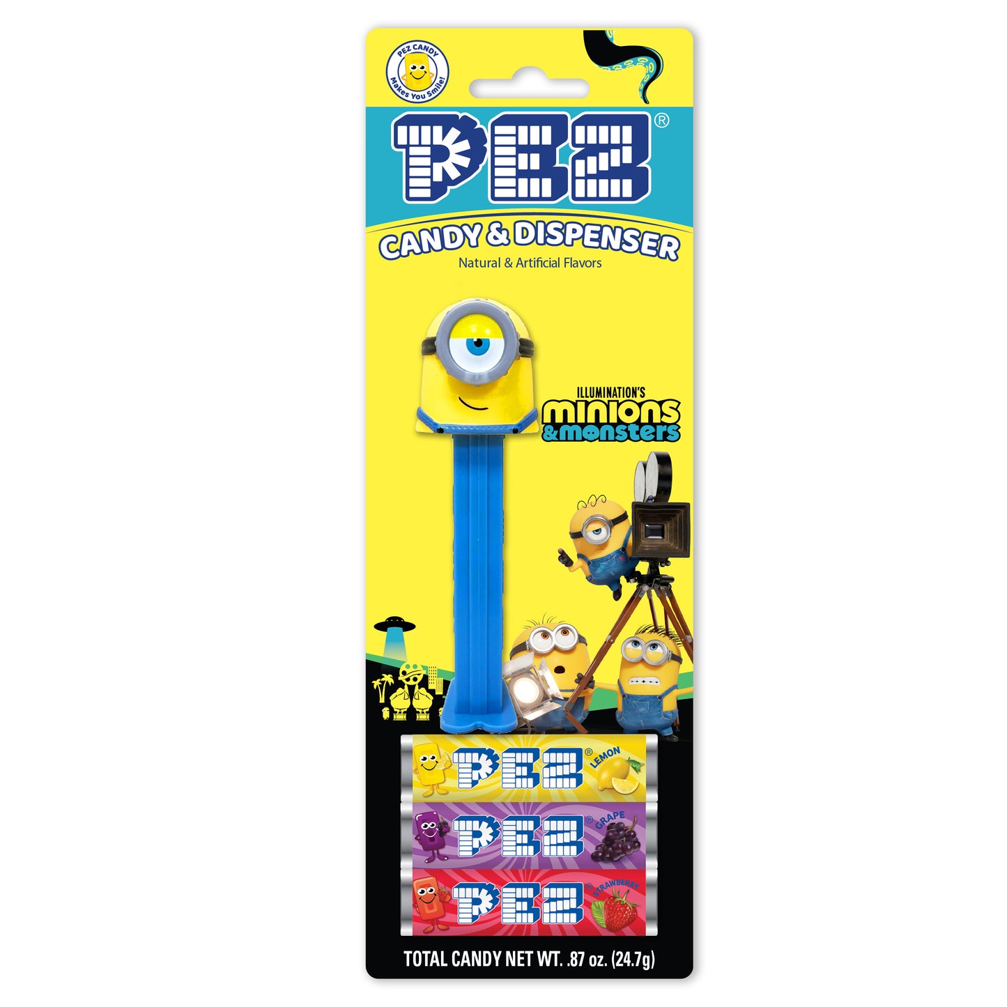 Pez Blister Card - Despicable Me / Minions, 12ct