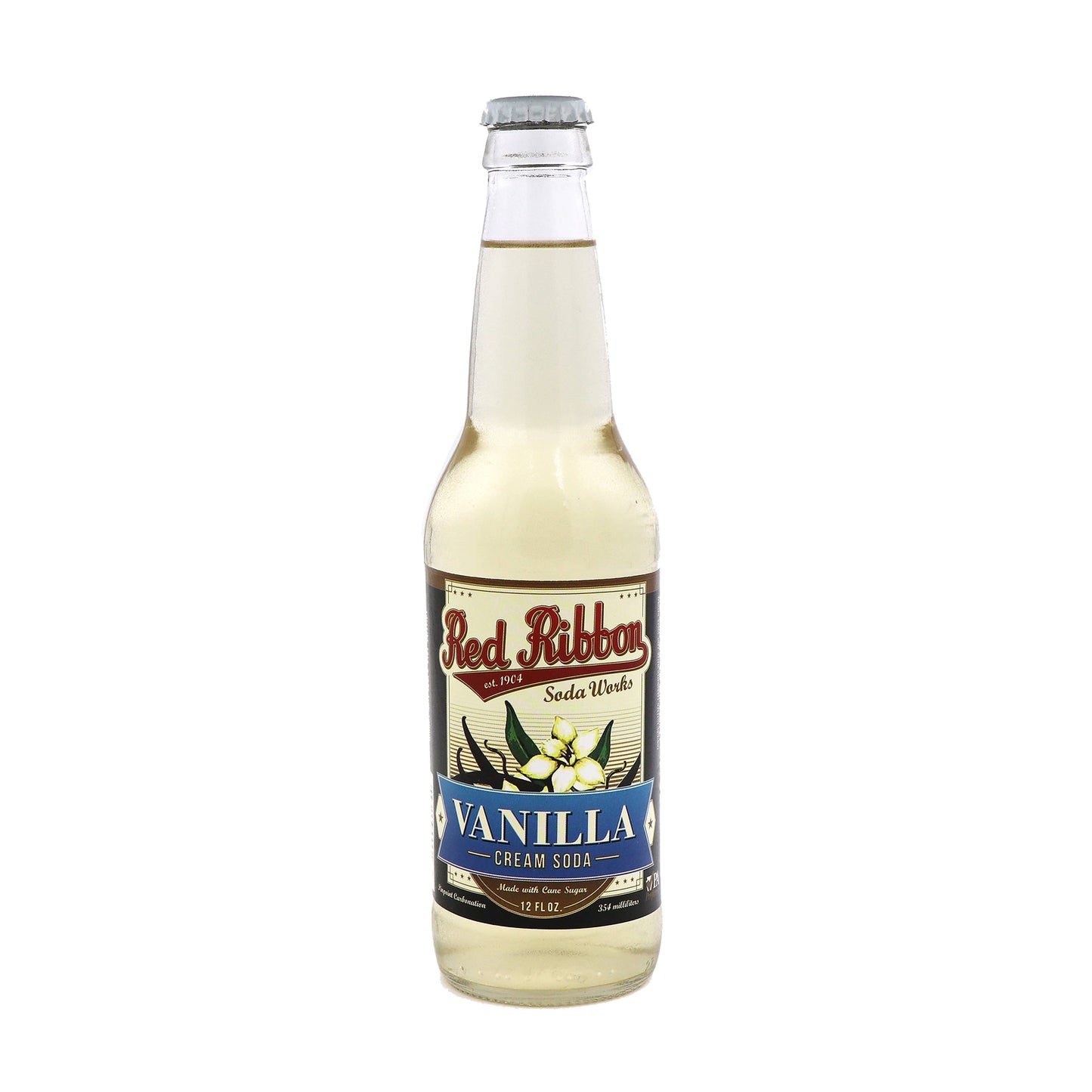 Red Ribbon Vanilla Cream, 12 Fl oz, 12ct Bottles