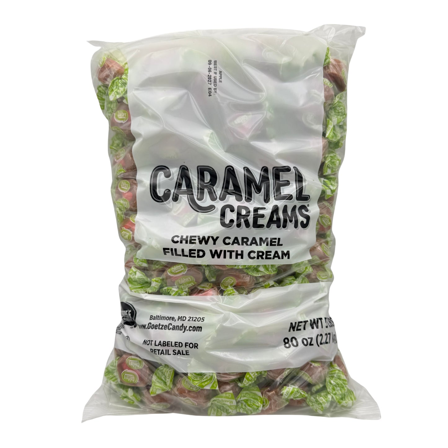 Goetze's Caramel Creams, Caramel Apple, 5lb Bulk Bag