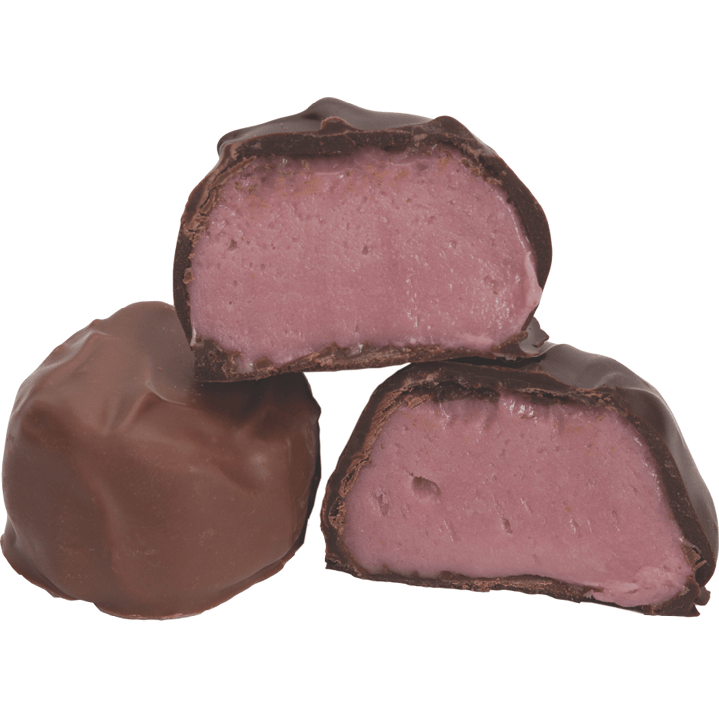 Coblentz Chocolates, Milk Choc Raspberry Cream, 5lb Box
