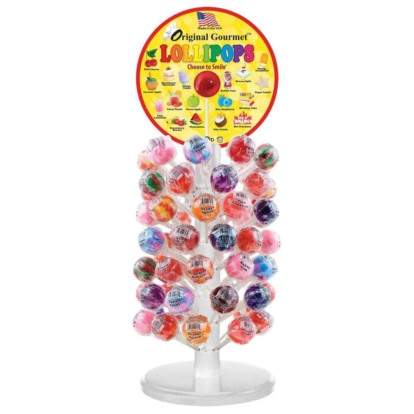 Counter Display, Original Gourmet Lollipops, 120ct Lollipops
