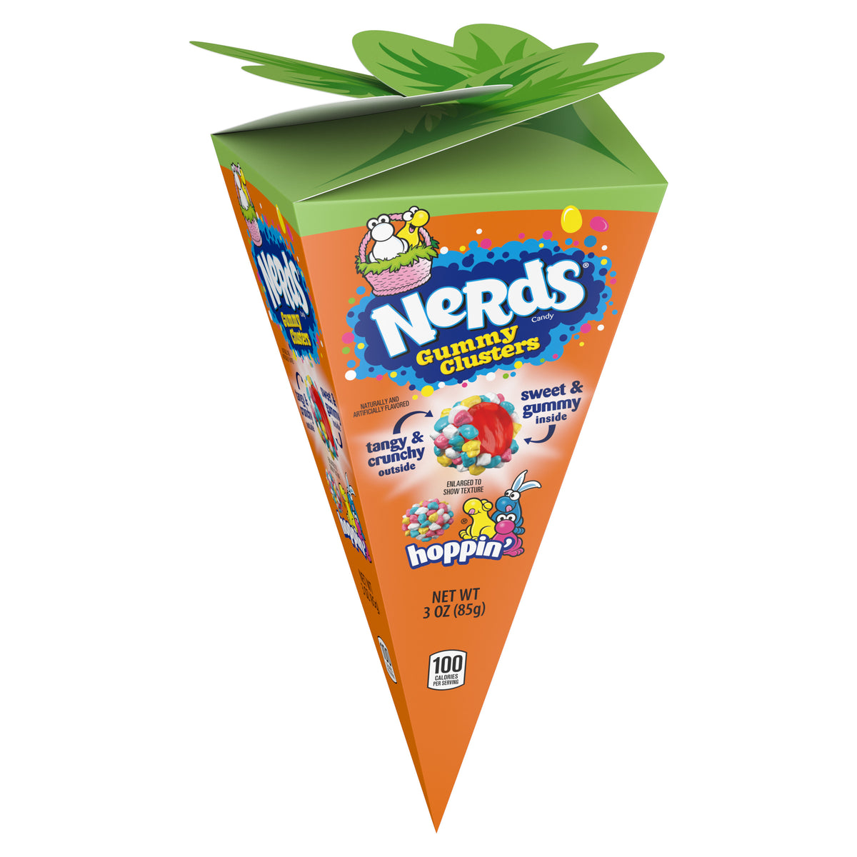 Nerds Gummy Cluster Novelty Carrot, 3oz, 12ct