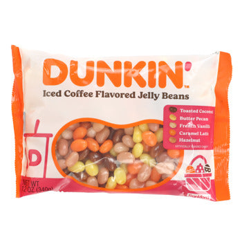 Dunkin Iced Coffee Jelly Beans, 12oz, 12ct