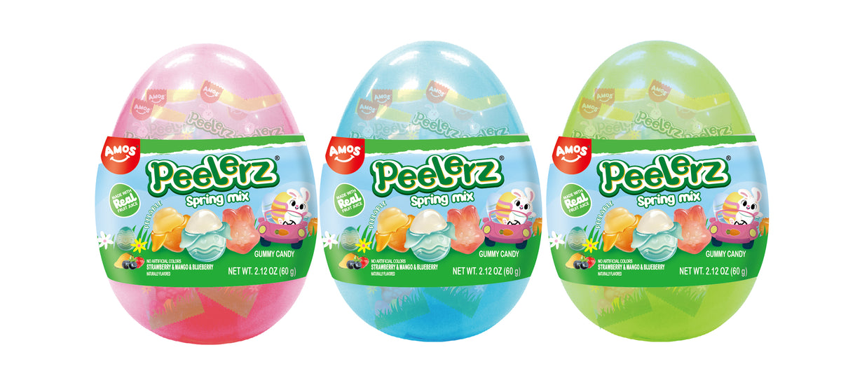 Peelerz Spring Mix Easter Egg, 2.12oz, 12ct