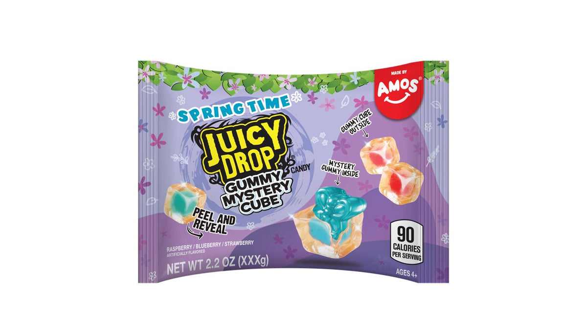 Spring Time Juicy Drop Gummy Mystery Cube, 16ct