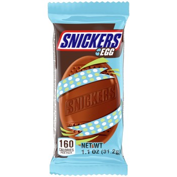 Snickers Easter Egg Singles, 1.1oz, 24ct