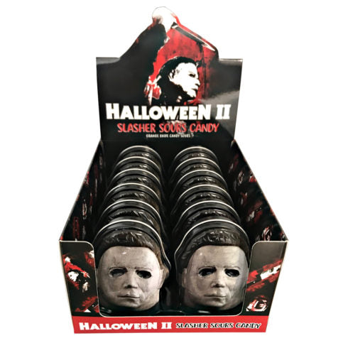 Halloween II Slasher Sours Mask Tin, 12ct